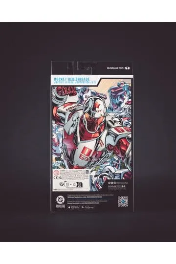 McFarlane Toys DC Multiverse Rocket Red Brigade Edition Platine 7\" Figurine - Image 2