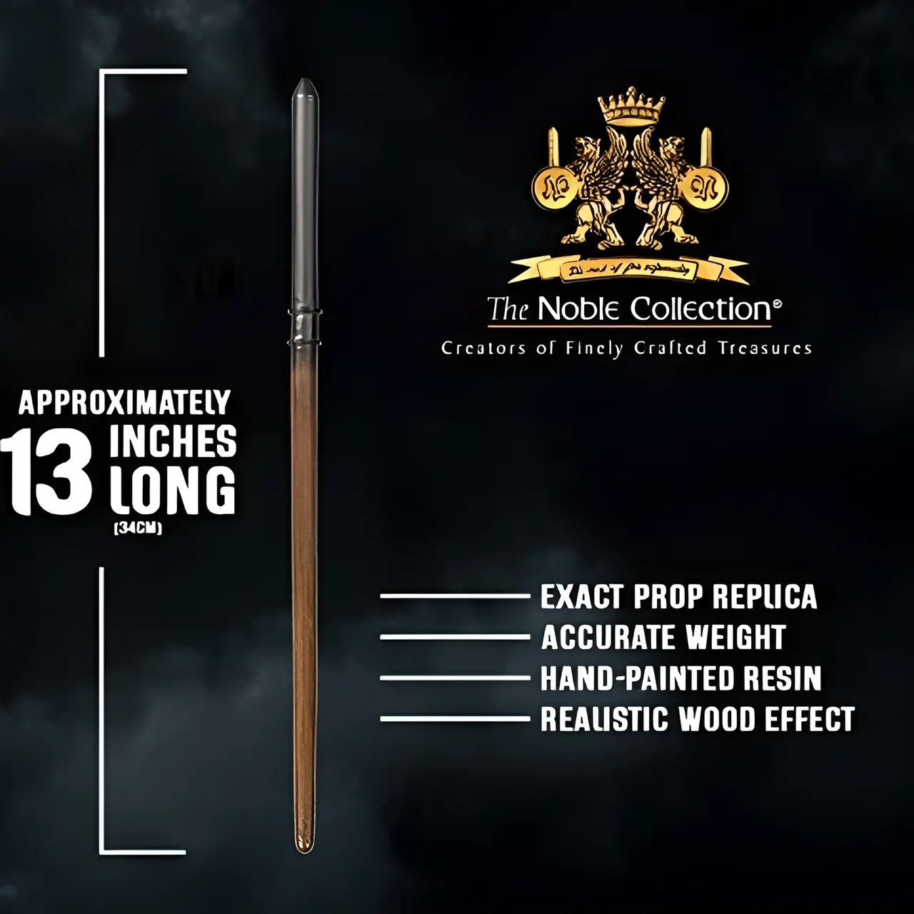 Noble Collection Draco Malfoy Wand Prop Replica – Wizarding World - Image 7