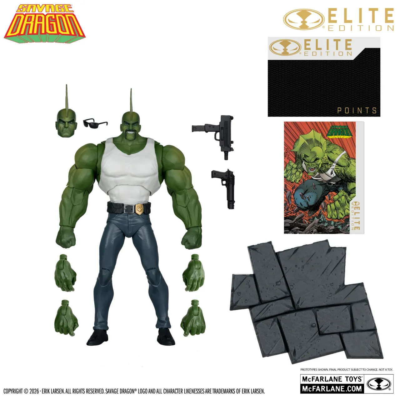 McFarlane Toys Savage Dragon Elite Edition 7" Deluxe Action Figure - Image 2