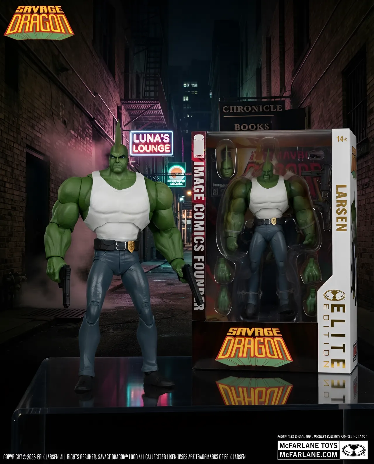 McFarlane Toys Savage Dragon Elite Edition 7" Deluxe Action Figure - Image 7