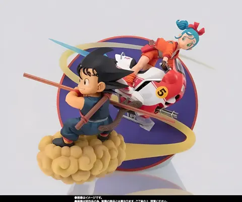 Bandai Spirits Dragon Ball Goku & Bulma 2-Pack Figurines ZERO