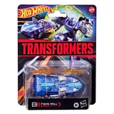 Hasbro Transformers Twin Mill Hot Wheels x Figura Clase Deluxe - Thumbnail 3