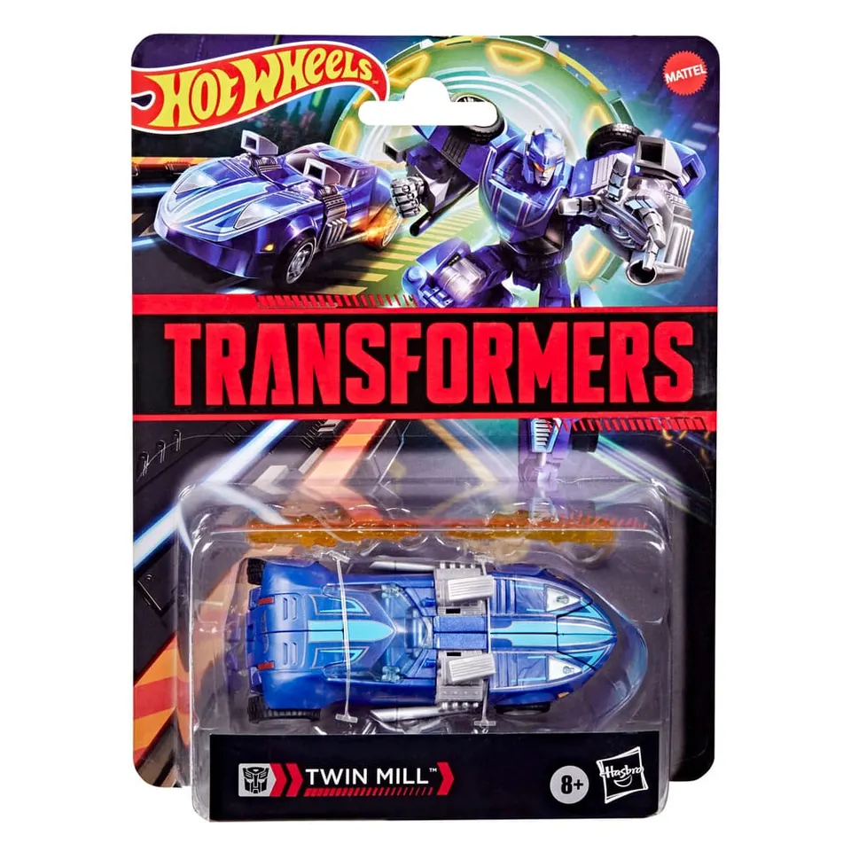 Hasbro Transformers Twin Mill Hot Wheels x Figura Clase Deluxe - Image 3