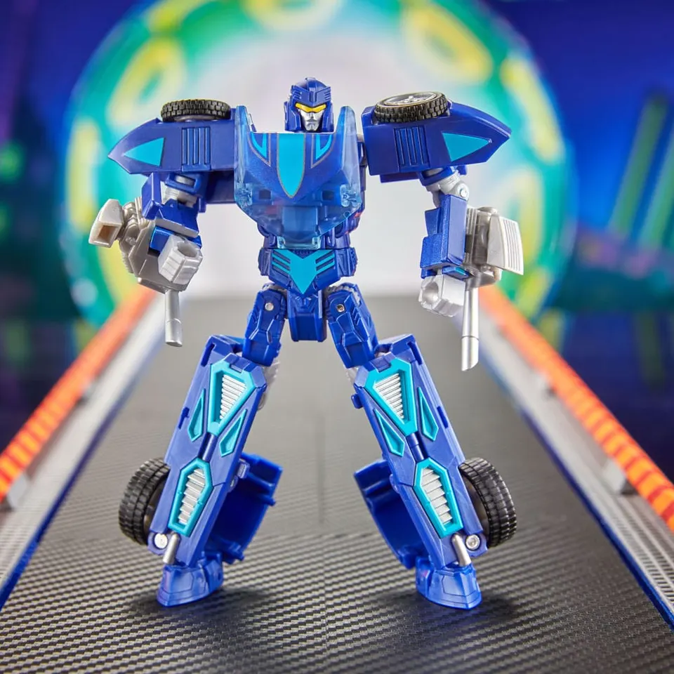 Hasbro Transformers Twin Mill Hot Wheels x Figura Clase Deluxe - Image 8