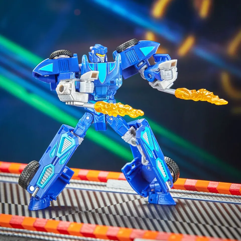 Hasbro Transformers Twin Mill Hot Wheels x Figura Clase Deluxe - Image 5