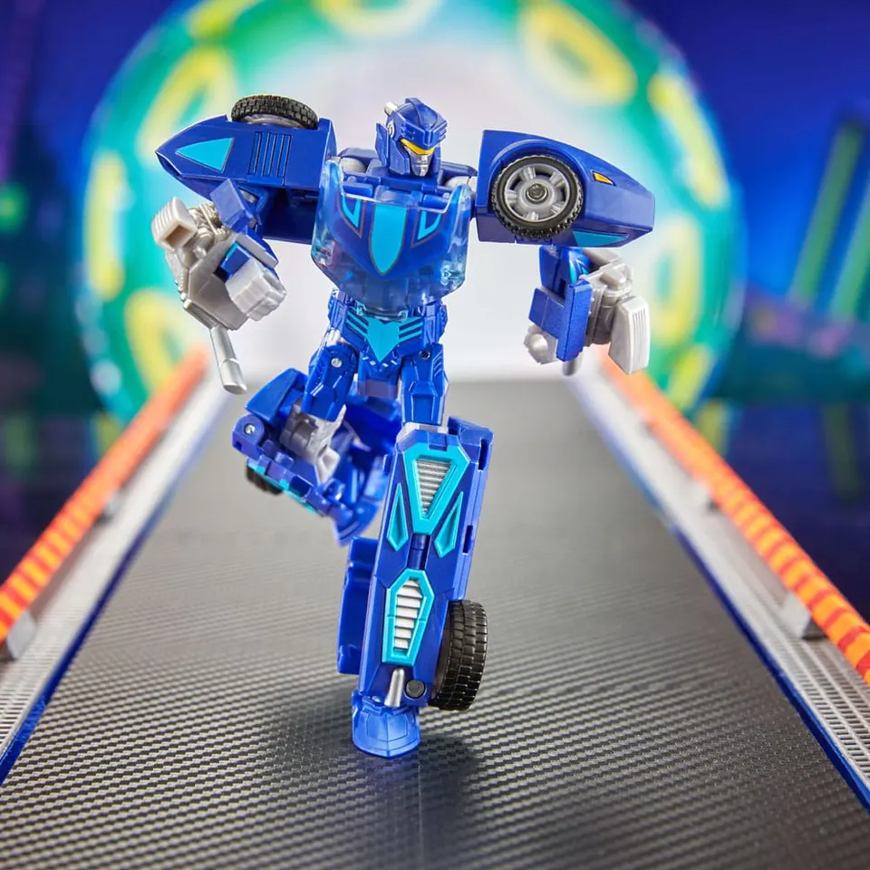 Hasbro Transformers Twin Mill Hot Wheels x Figura Clase Deluxe - Image 7