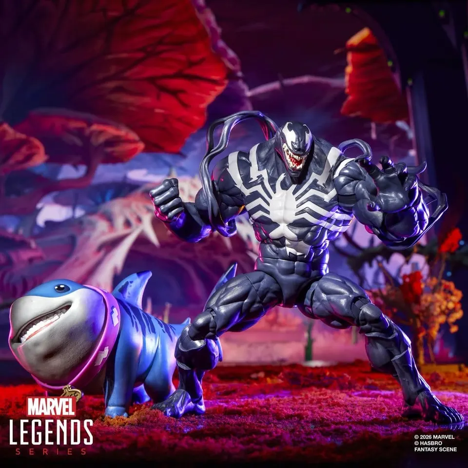 Hasro Marvel Legends Marvel Rivals Venom & Jeff the Land Shark 6" Duo - Image 4