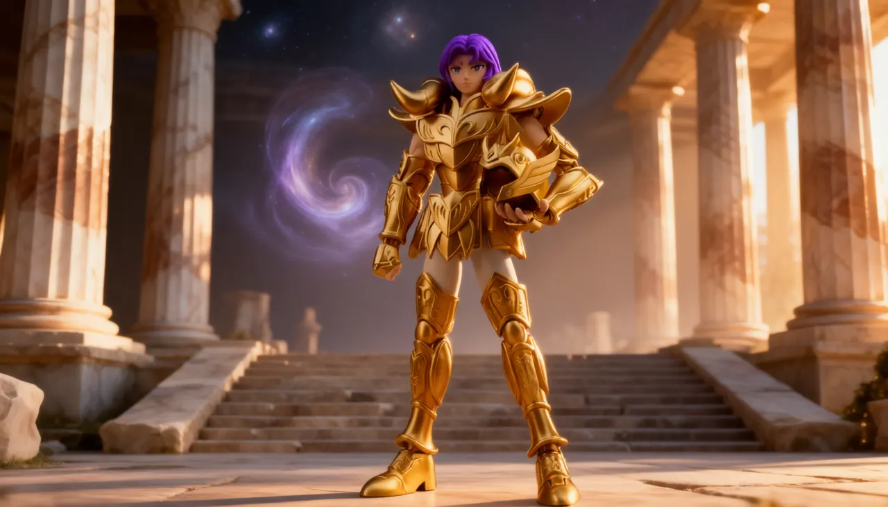 Blokees Saint Seiya Champion Class Aries Mu Model Kit – 15cm - Image 8