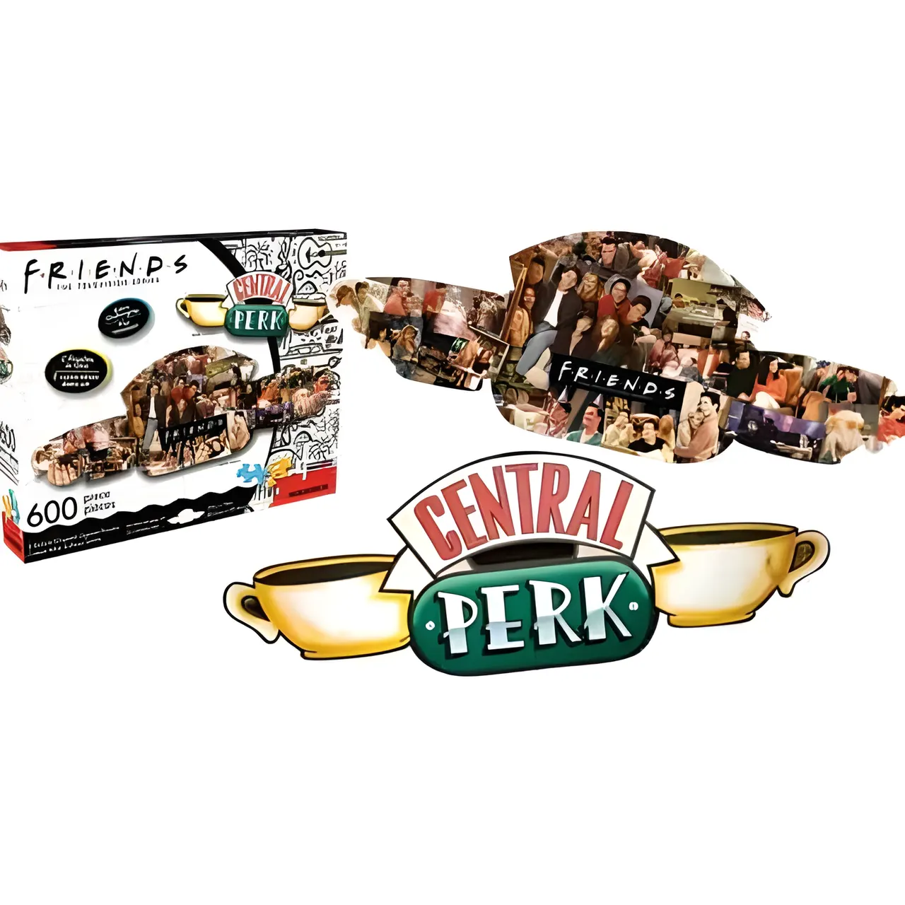 Aquarius Friends Central Perk Double‑Sided 600‑Piece Puzzle Sealed - Image 8