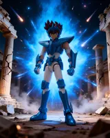 Blokees Saint Seiya Champion Class Pegasus Seiya Model Kit - Thumbnail 4