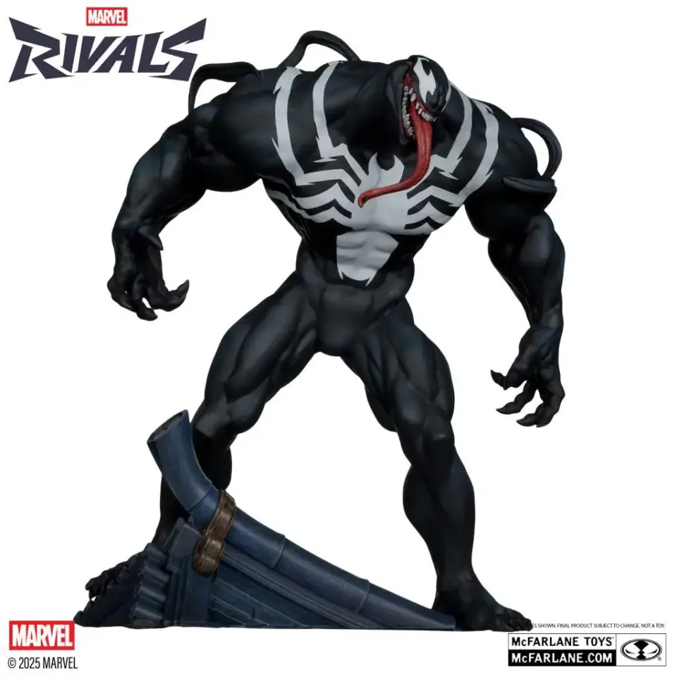 Alliance Entertainment Marvel Rivals Collection 1 Venom Figure - Image 1