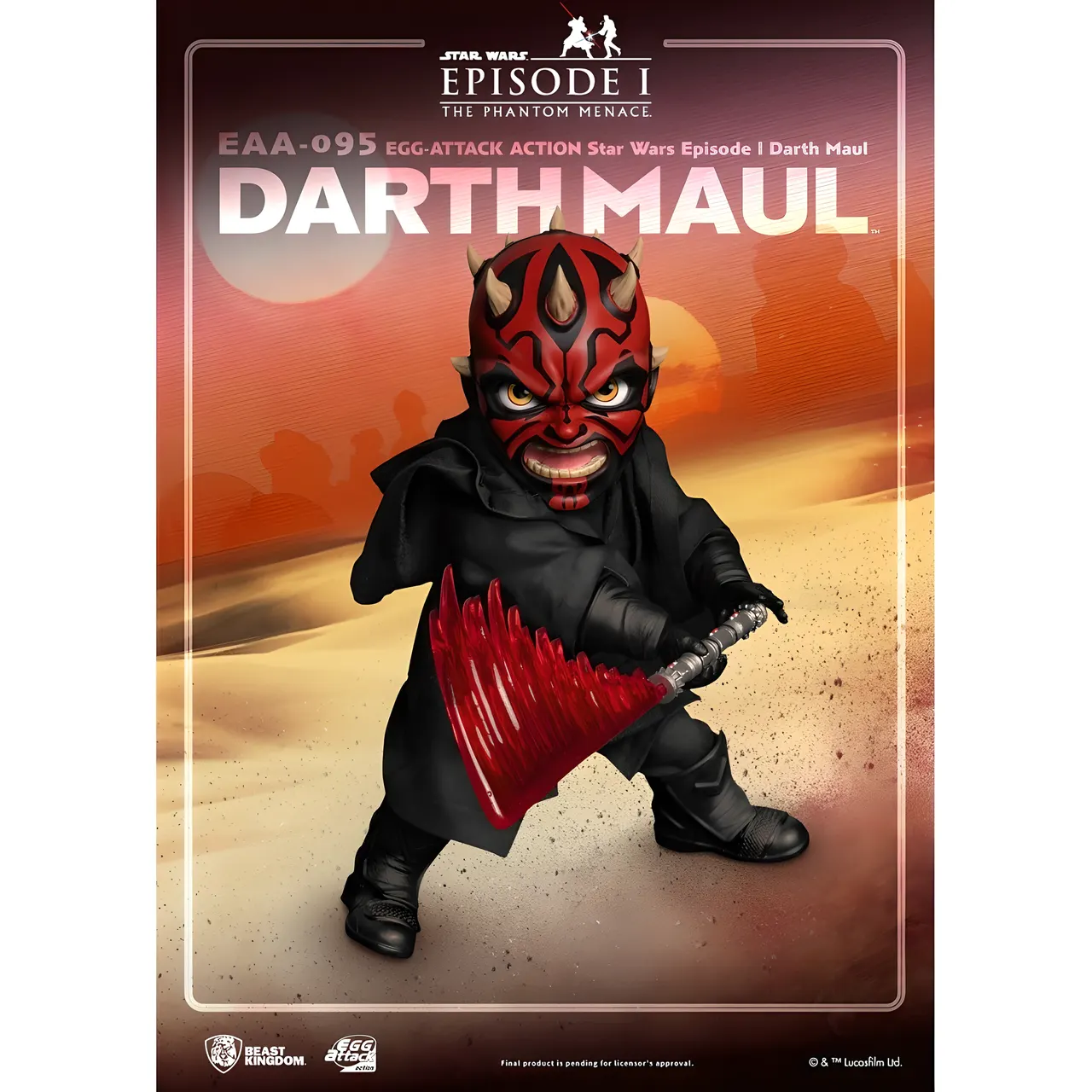 Beast Kingdom Darth Maul Egg Attack Action Figure (EAA-095) - Image 7