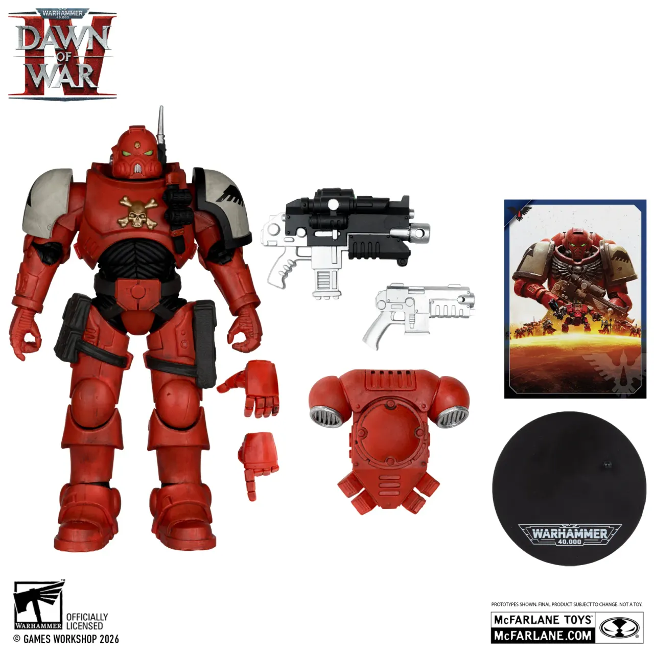McFarlane Toys Warhammer 40k Blood Ravens Infiltrator 7" figurine articulée - Image 1