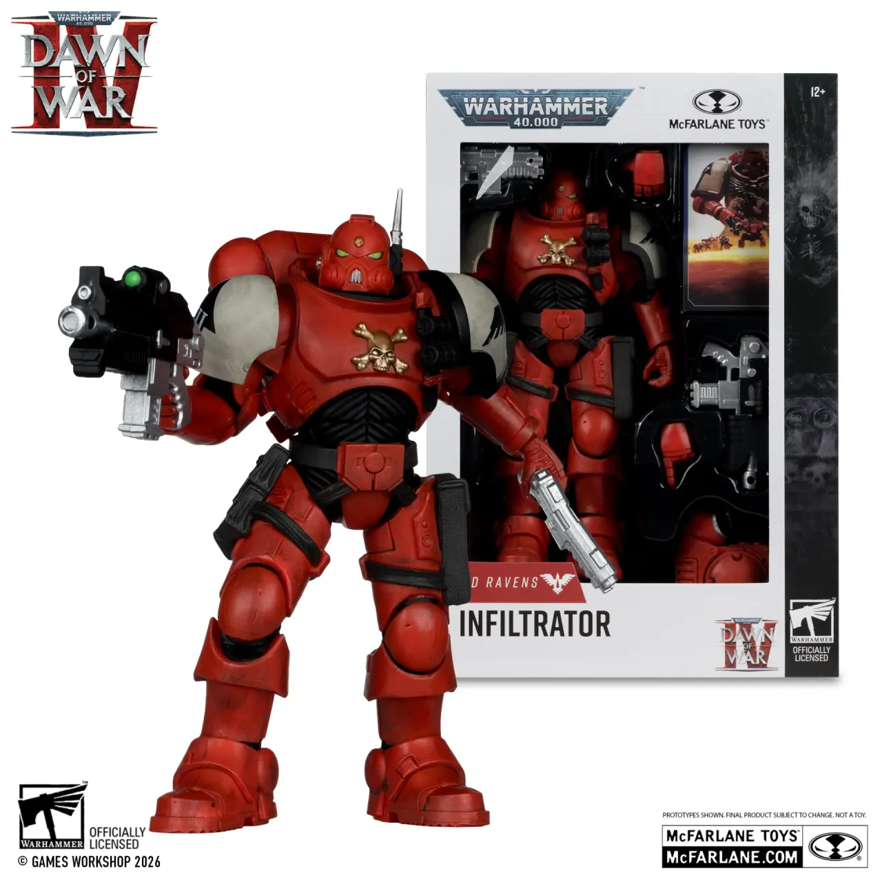 McFarlane Toys Warhammer 40k Blood Ravens Infiltrator 7" figurine articulée - Image 5