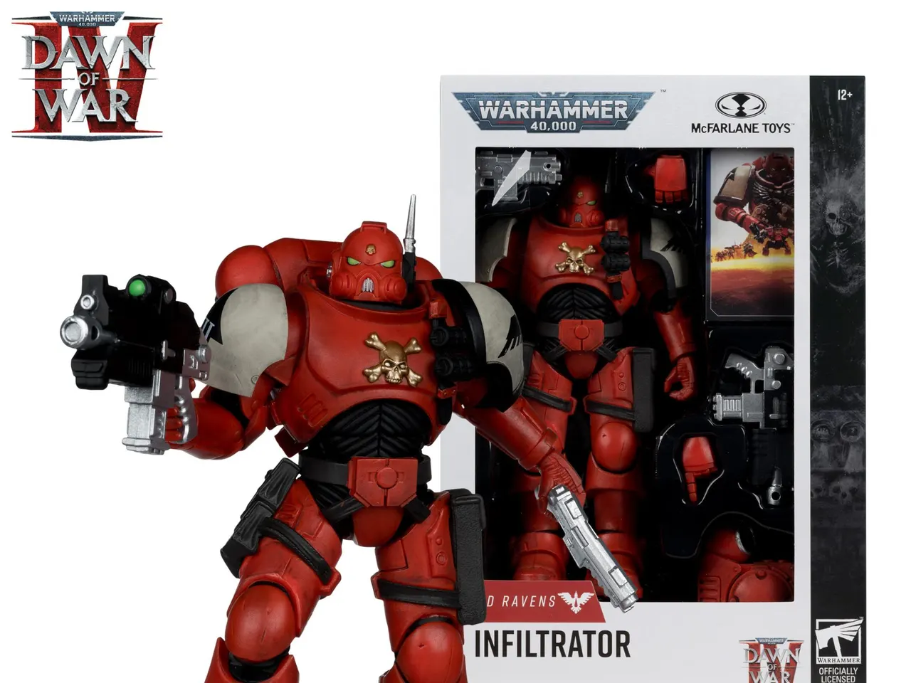 McFarlane Toys Warhammer 40k Blood Ravens Infiltrator 7" figurine articulée - Image 4