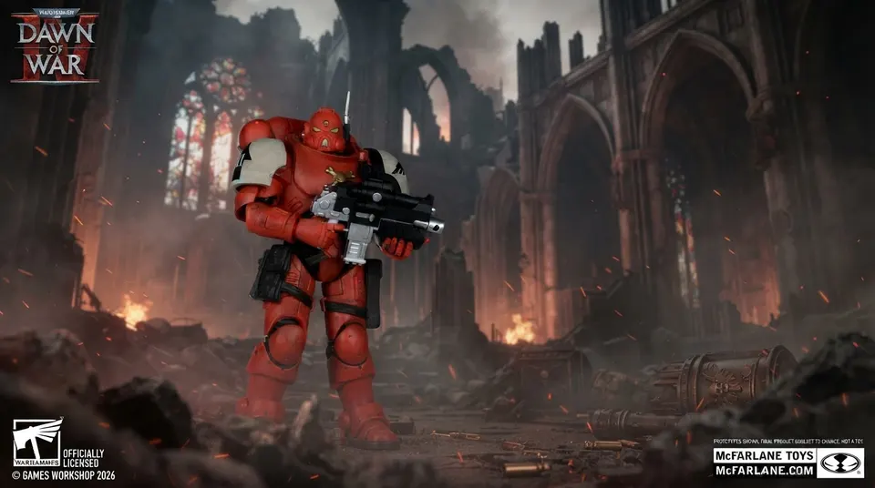 McFarlane Toys Warhammer 40k Blood Ravens Infiltrator 7" figurine articulée
