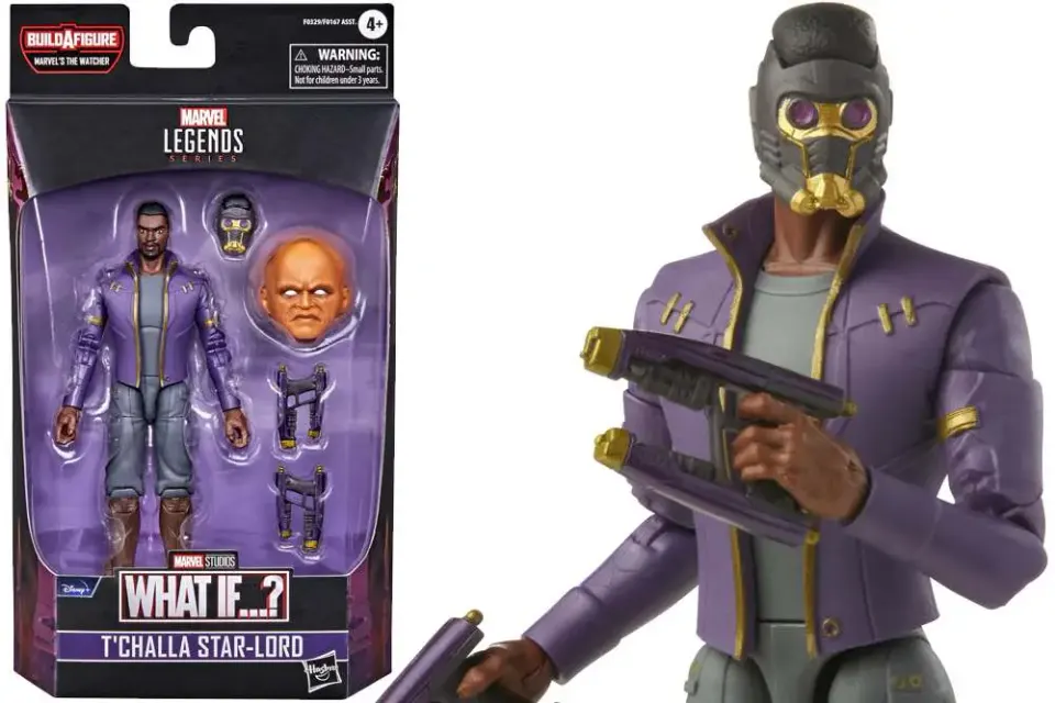 Hasbro Marvel Legends T'Challa Star-Lord (The Watcher BAF) 6" Figura - Image 8