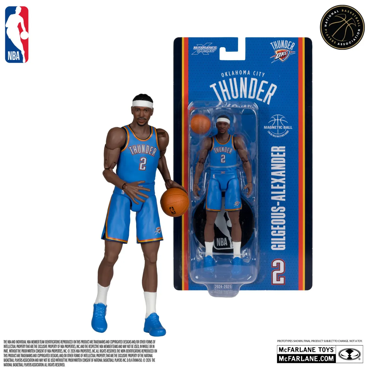 McFarlane SportsPicks 6\" Shai Gilgeous-Alexander figurine articulée – OKC - Image 1