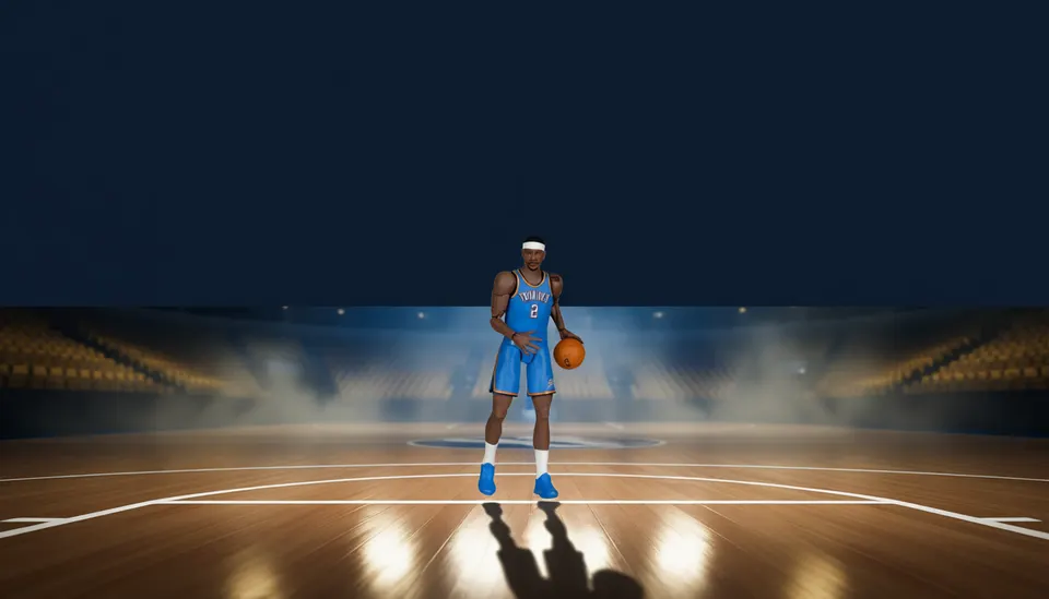 McFarlane SportsPicks 6\" Shai Gilgeous-Alexander figurine articulée – OKC