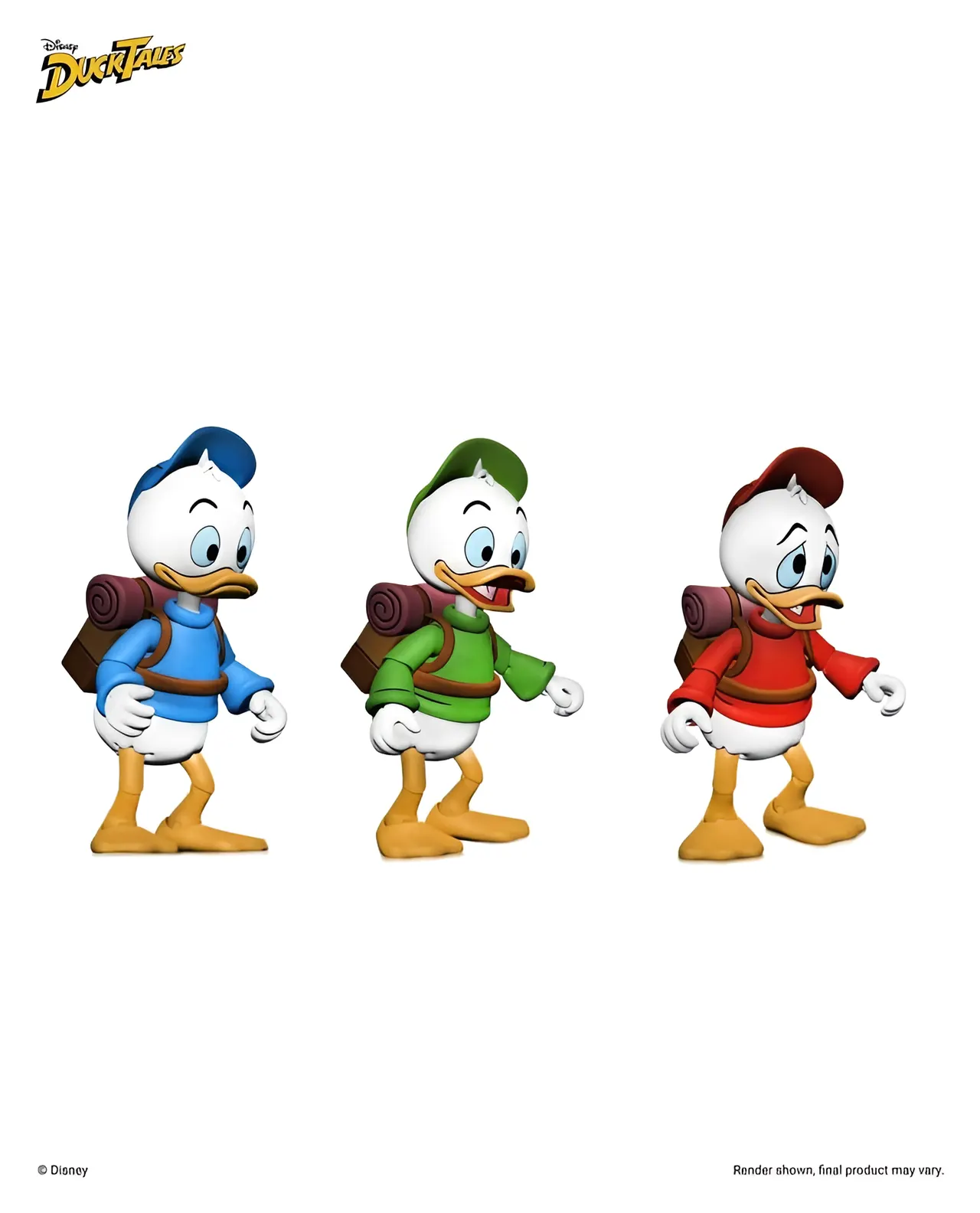 NECA DuckTales Ultimate 3‑Pack – Huey, Dewey & Louie figurines de 18 cm - Image 4