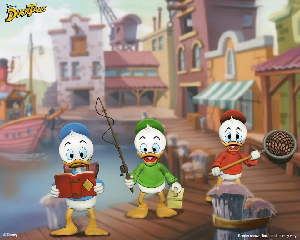 NECA DuckTales Ultimate 3‑Pack – Huey, Dewey & Louie figurines de 18 cm - Image 7