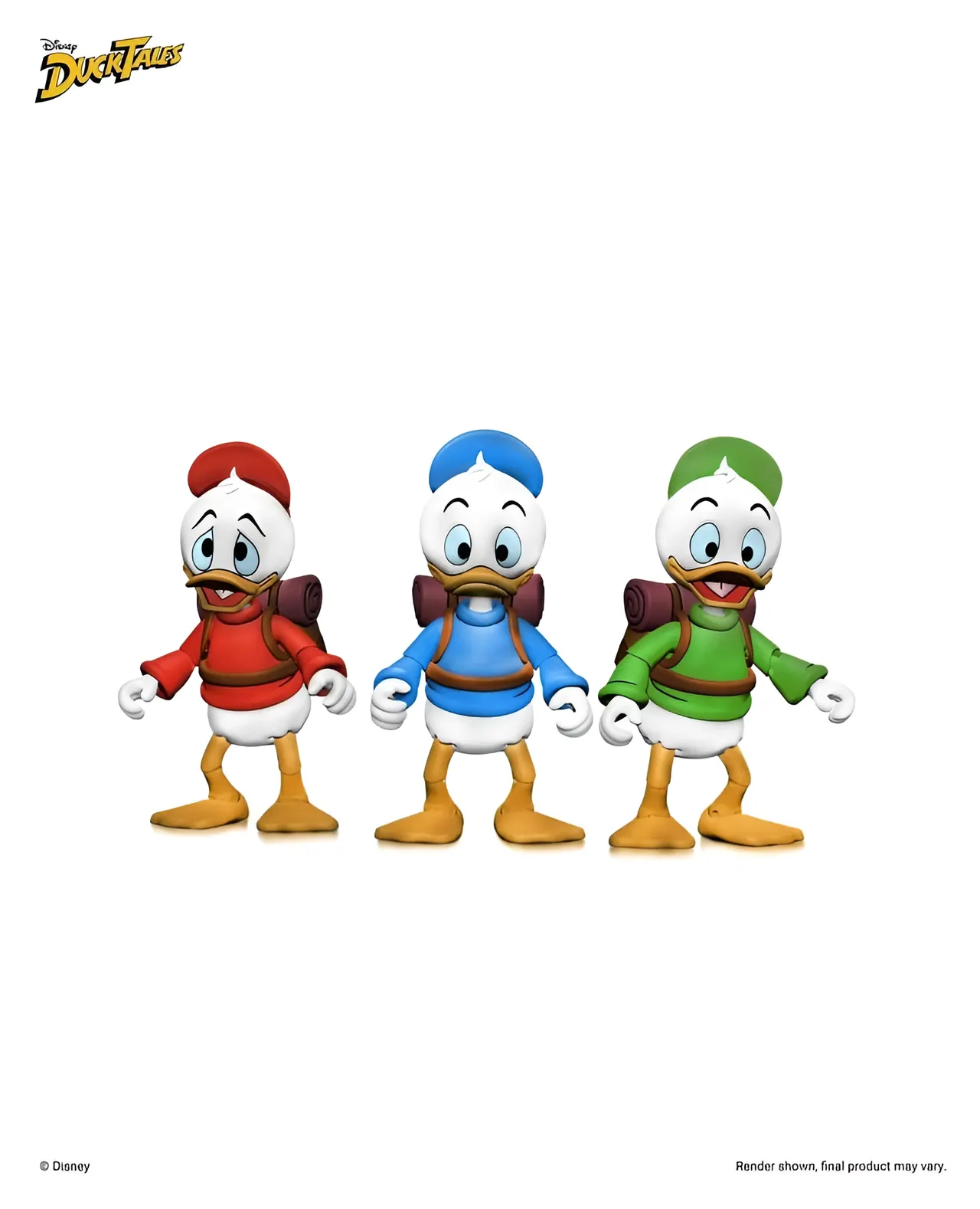 NECA DuckTales Ultimate 3‑Pack – Huey, Dewey & Louie figurines de 18 cm - Image 2