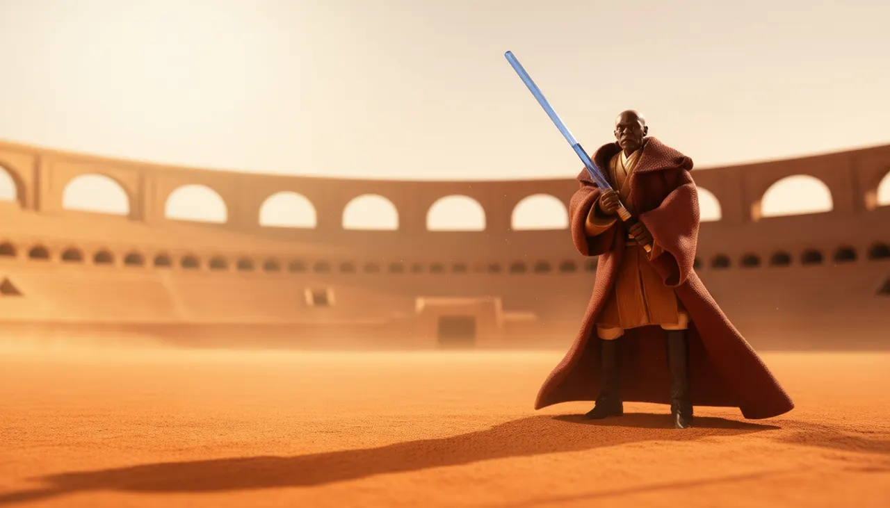 Hasbro Star Wars Vintage Collection Mace Windu Attack of the Clones - Image 5