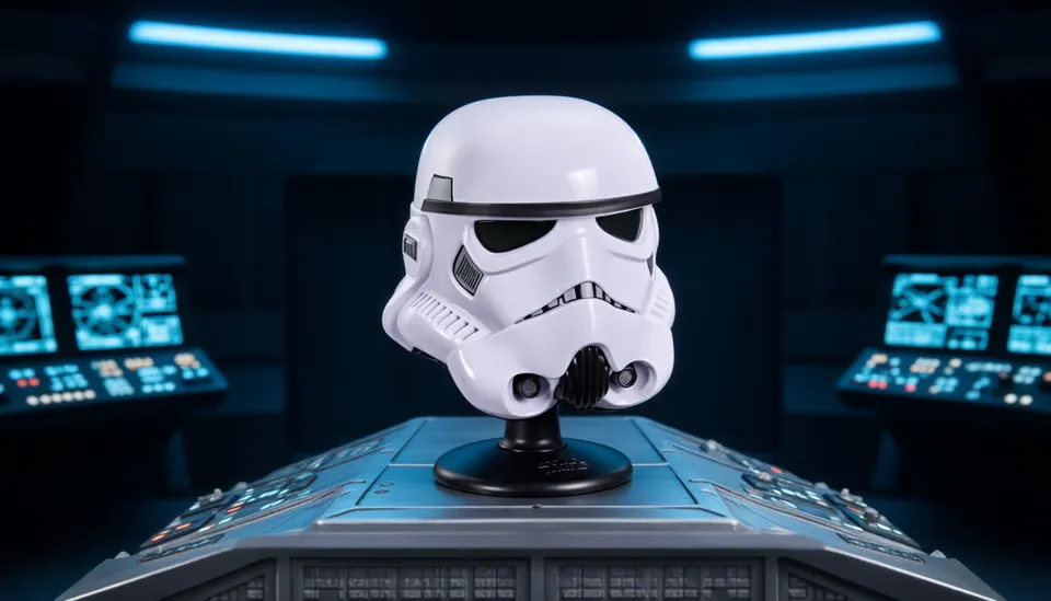 Hasbro Star Wars Black Series Stormtrooper Mini Helmet 6" Display