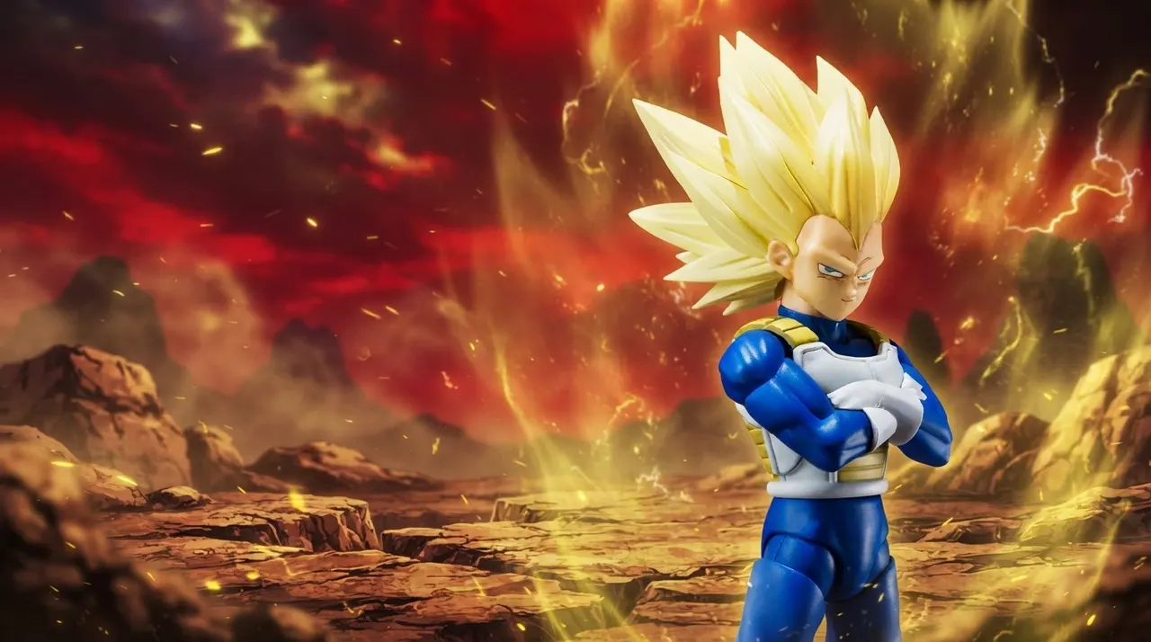 S.H.Figuarts Dragon Ball Daima Super Saiyan 3 Mini Vegeta Exclusive - Image 7