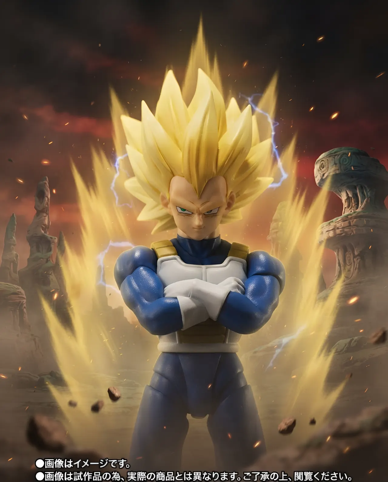S.H.Figuarts Dragon Ball Daima Super Saiyan 3 Mini Vegeta Exclusive - Image 6