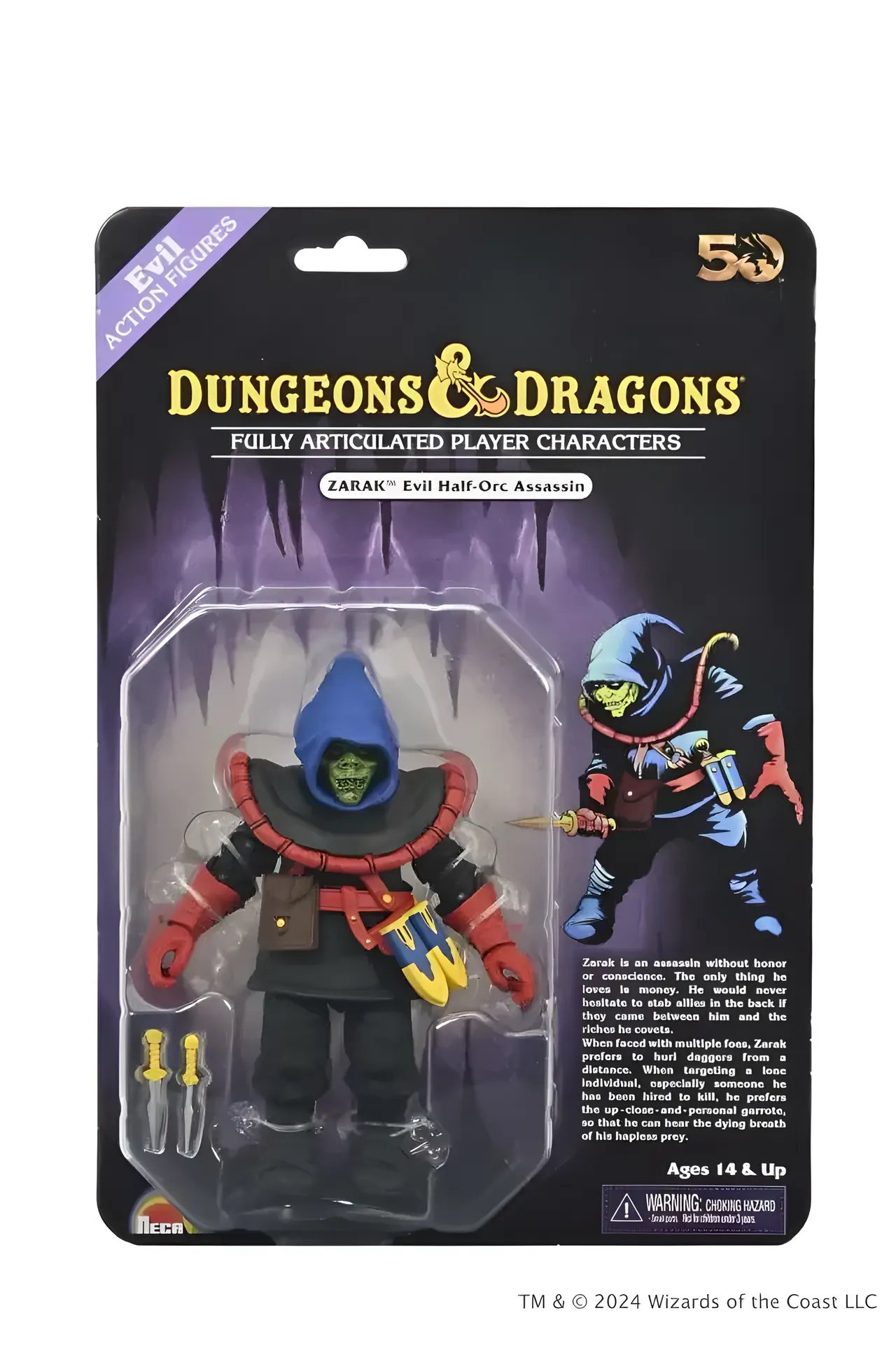NECA Dungeons & Dragons Zarak 7\" Figura de Acción – 50.º Aniversario - Image 4