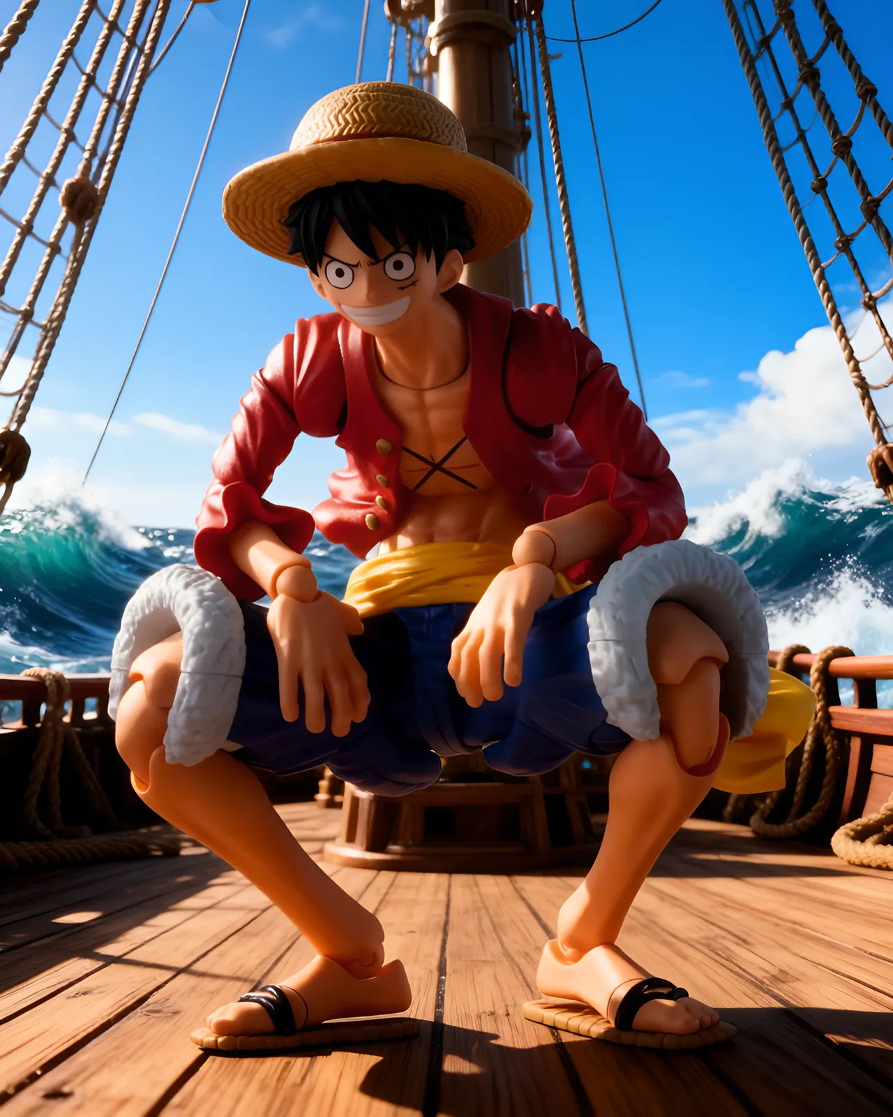Bandai Spirits Monkey D. Luffy S.H.Figuarts 15 cm Figura - Image 11