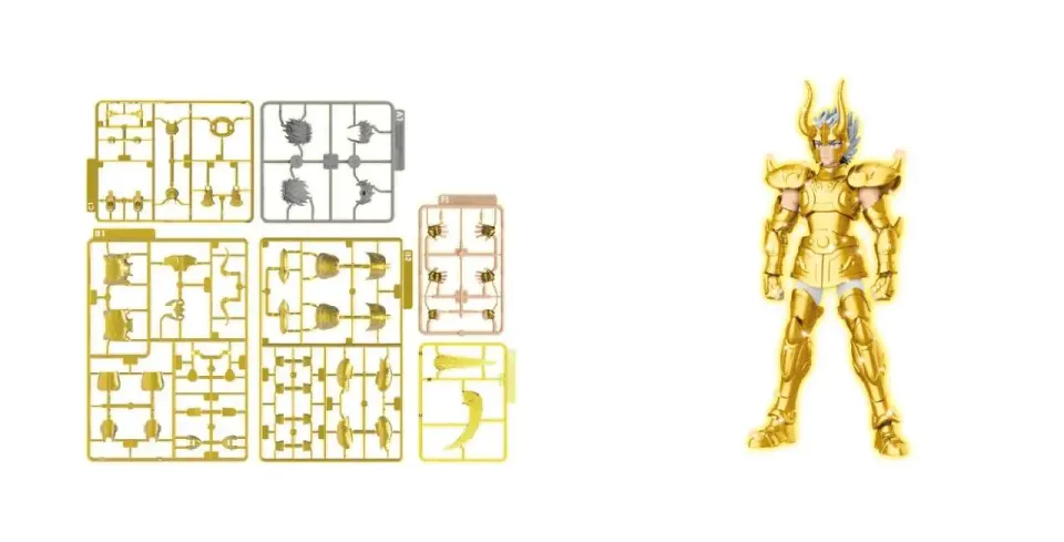 Blokees Saint Seiya Champion Class Capricorn Shura Model Kit (CC0) - Image 3