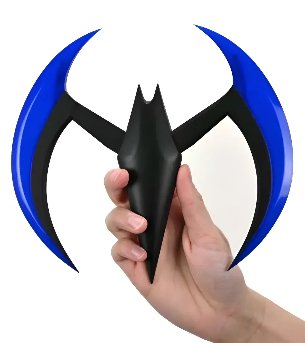 NECA Batman Beyond Blue Batarang Prop Replica with LUCI Light - Image 2