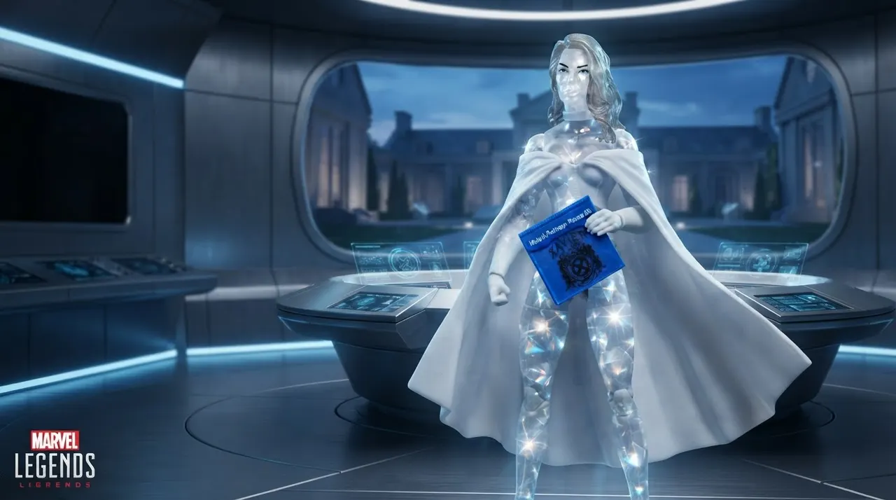 Hasbro Marvel Legends Emma Frost Diamond Form 6" Action Figure - Image 13