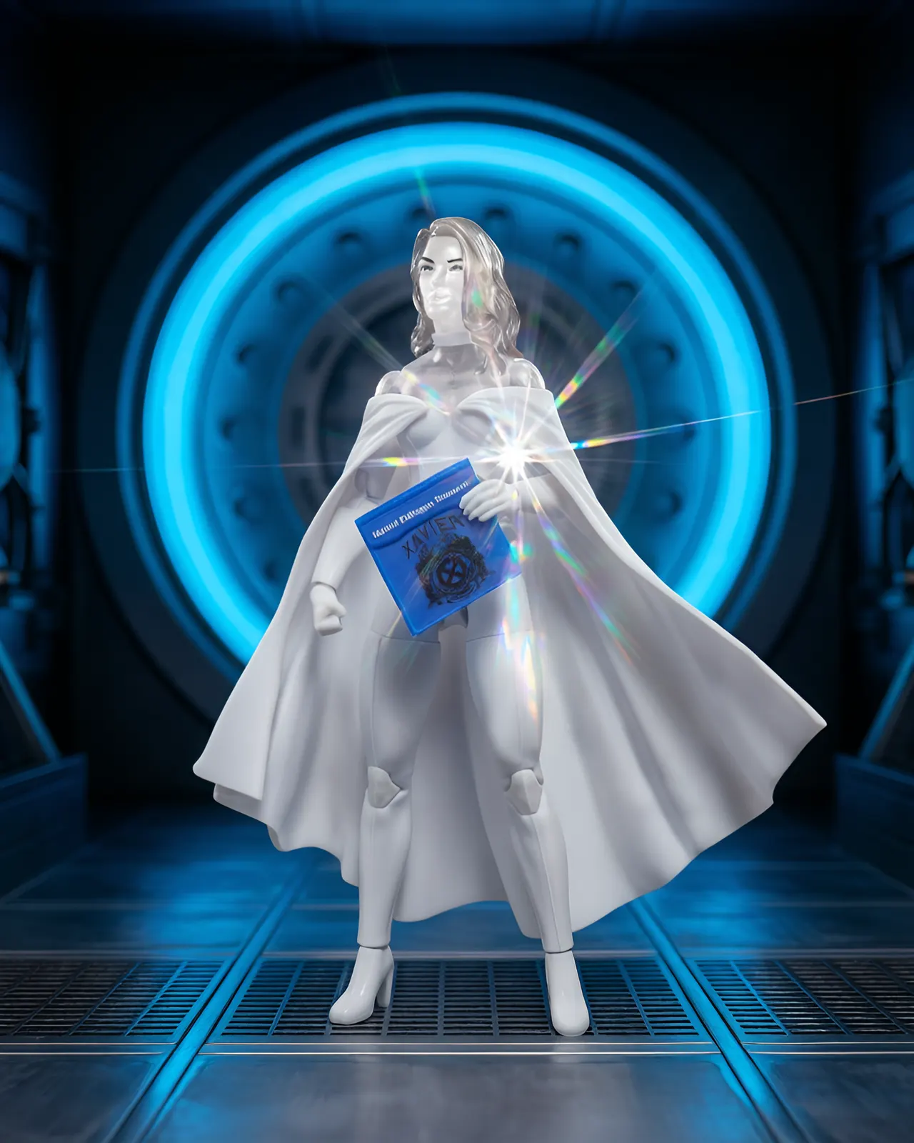 Hasbro Marvel Legends Emma Frost Diamond Form 6" Action Figure - Image 12