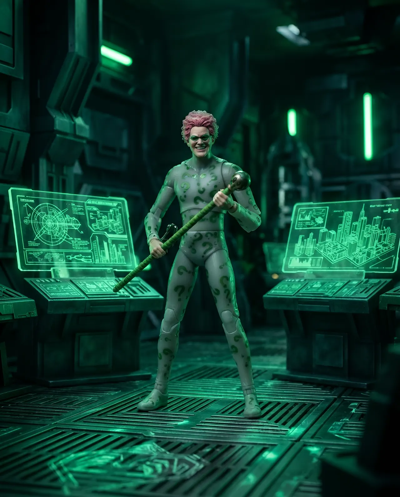 McFarlane Toys DC Multiverse The Riddler Red Platinum – 7" Figure - Image 4