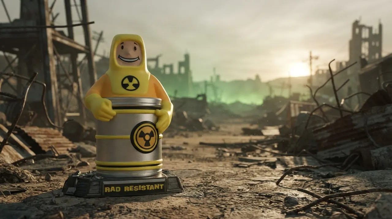 McFarlane Toys Fallout Vault Boy Rad Resistant Action Figure - Image 11