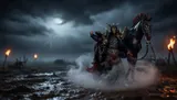 McFarlane Toys Spawn & Bloodaxe Paquete de 2 – La Era Oscura - Thumbnail 9