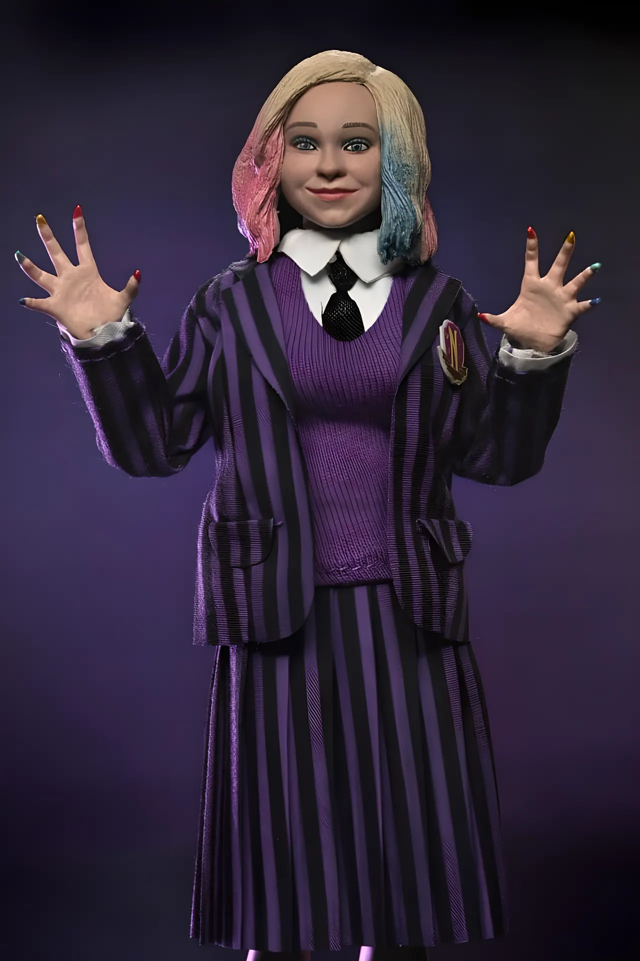 NECA Wednesday & Enid Sinclair Nevermore Uniform 20cm Clothed 2‑Pack - Image 5