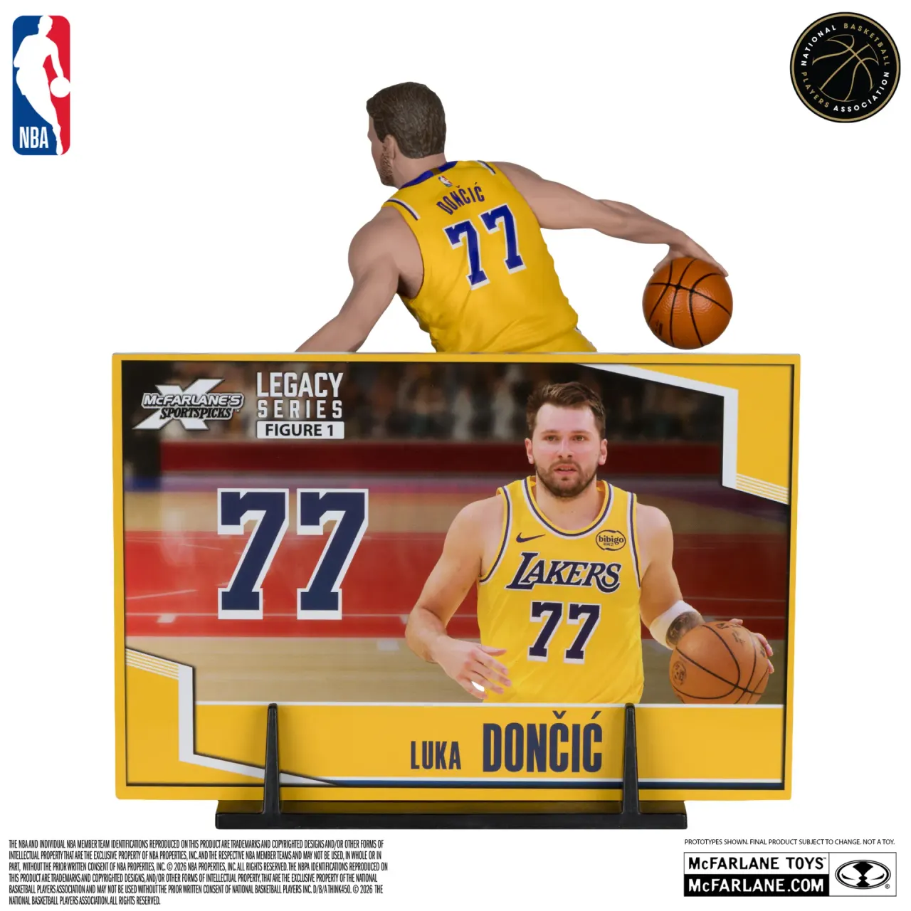 McFarlane Toys Luka Dončić (Lakers) SportsPicks #1 7" Figure - Image 2