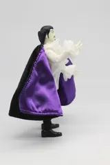 Mego Limited Edition 8" Glow-in-the-Dark Dracula Figure – Purple Cape - Thumbnail 4
