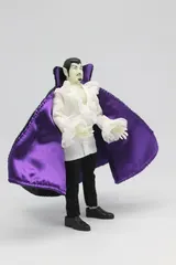 Mego Limited Edition 8" Glow-in-the-Dark Dracula Figure – Purple Cape - Thumbnail 3