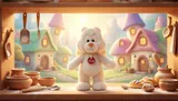 Trudi Trudino Coniglio Virgilio Plush Rabbit – 51256 - Thumbnail 3