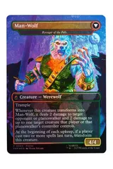 Hasbro Marvel Legends Man-Wolf Figure + Magic: The Gathering Foil Card - Thumbnail 11