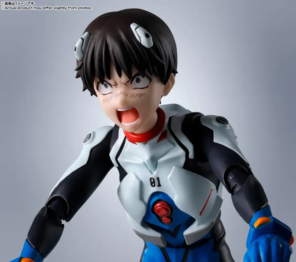 Bandai Spirits S.H.Figuarts Shinji Ikari Rebuild of Evangelion Figure - Image 7