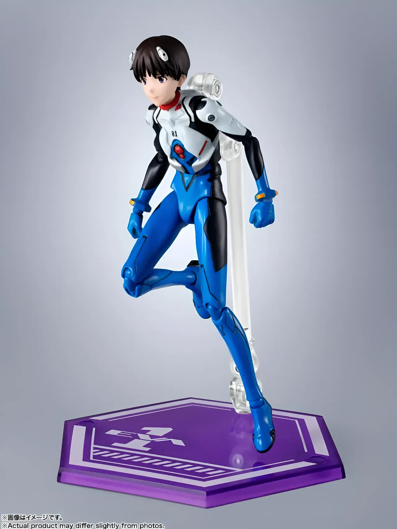 Bandai Spirits S.H.Figuarts Shinji Ikari Rebuild of Evangelion Figure - Image 4