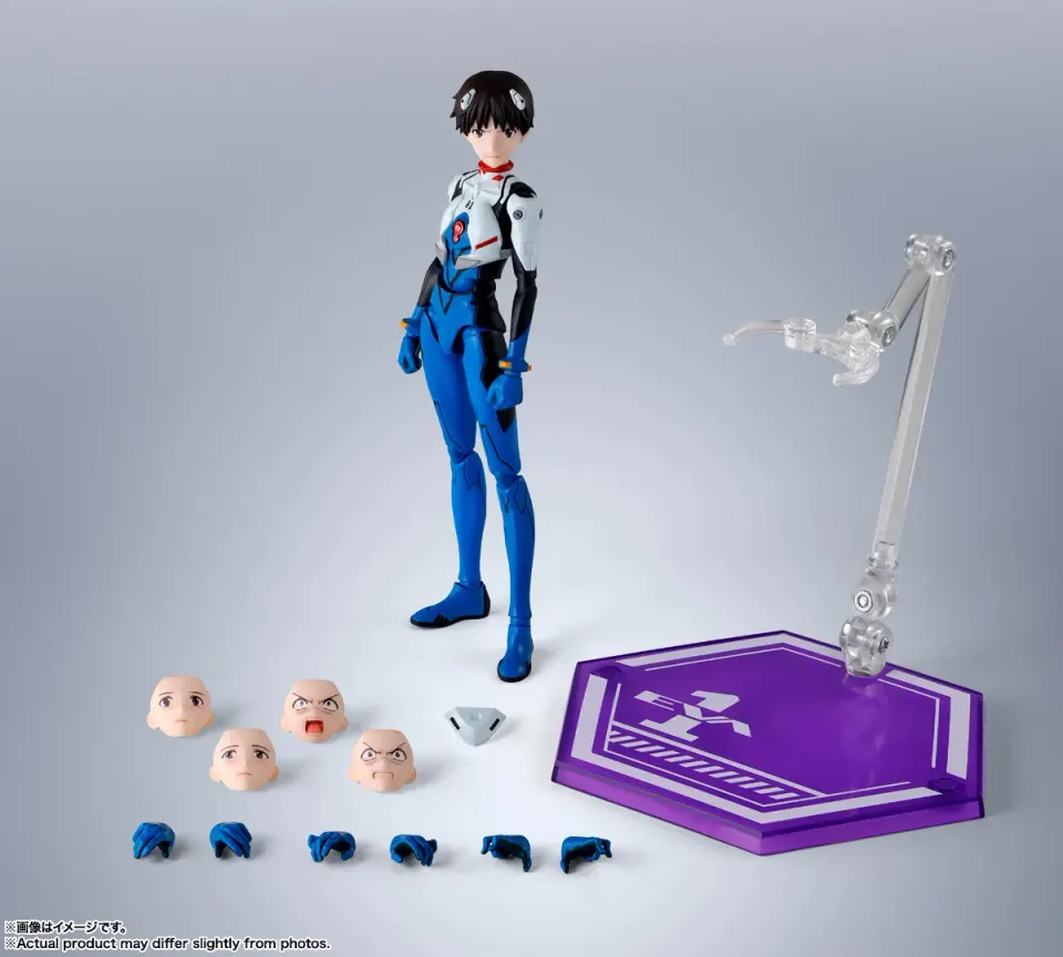 Bandai Spirits S.H.Figuarts Shinji Ikari Rebuild of Evangelion Figure - Image 5
