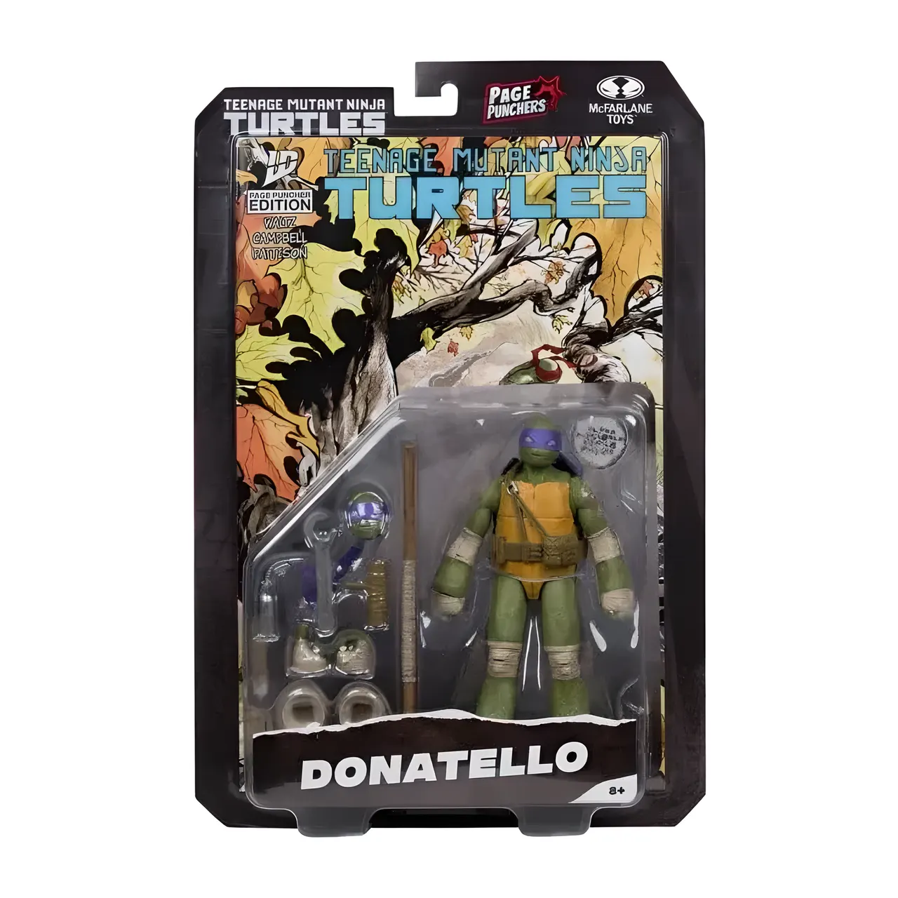 McFarlane Toys Donatello Page Punchers 5" Action Figure with Comic - Image 6