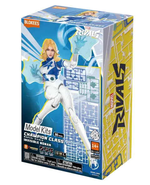Blokees Invisible Woman Model Kit – Champion Class (Marvel Rivals)